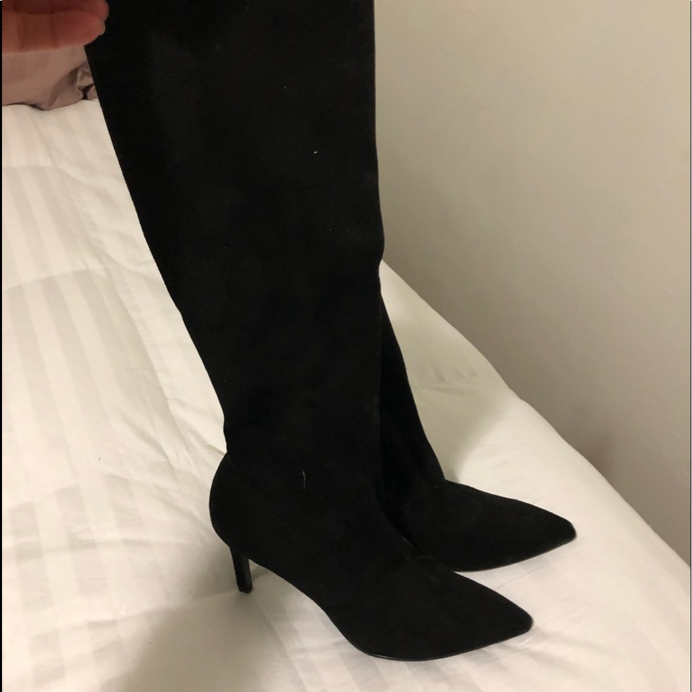 Nine West Faux Suede Carrara High Boot